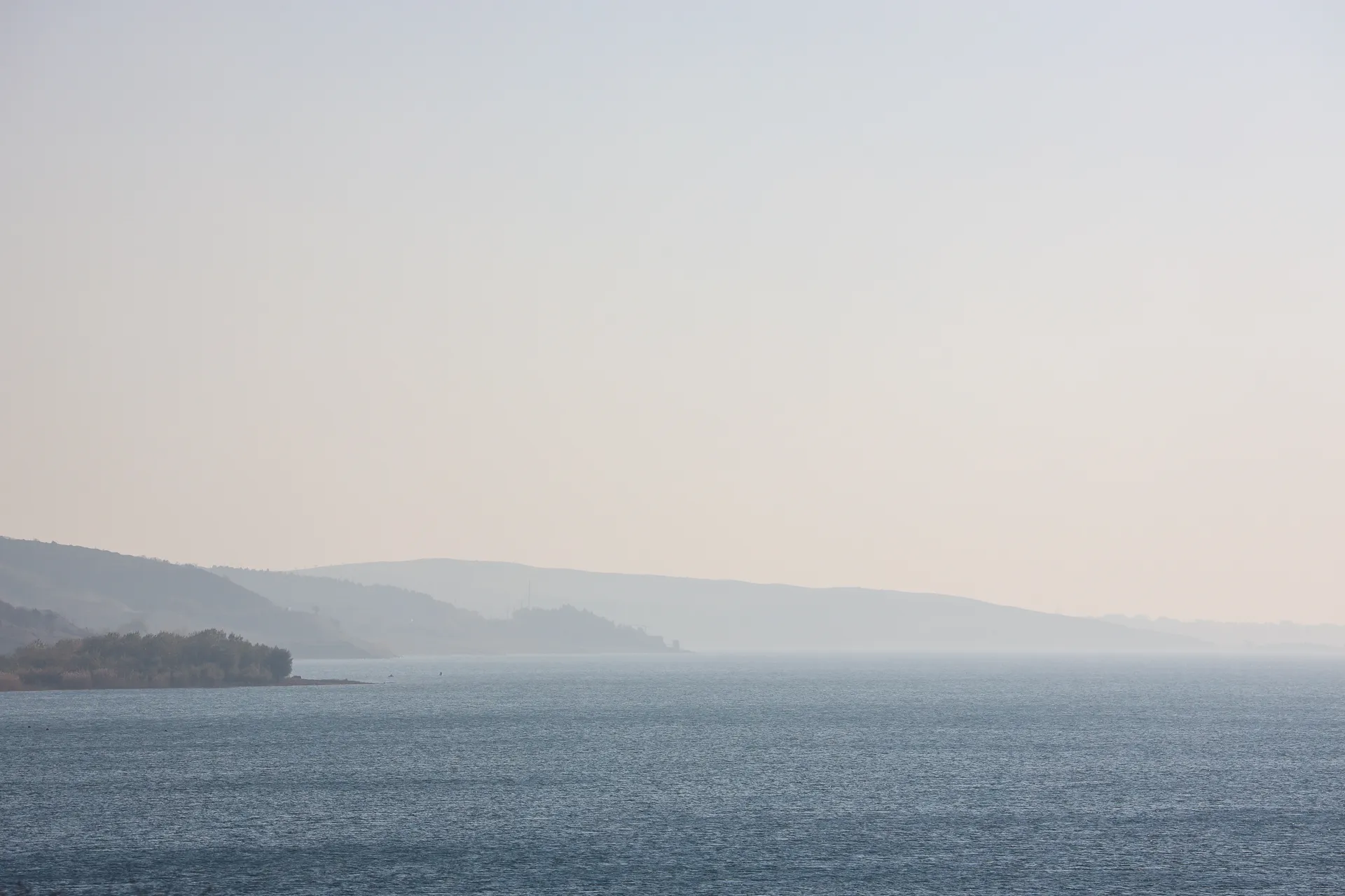 Vy över Tbilisi sea