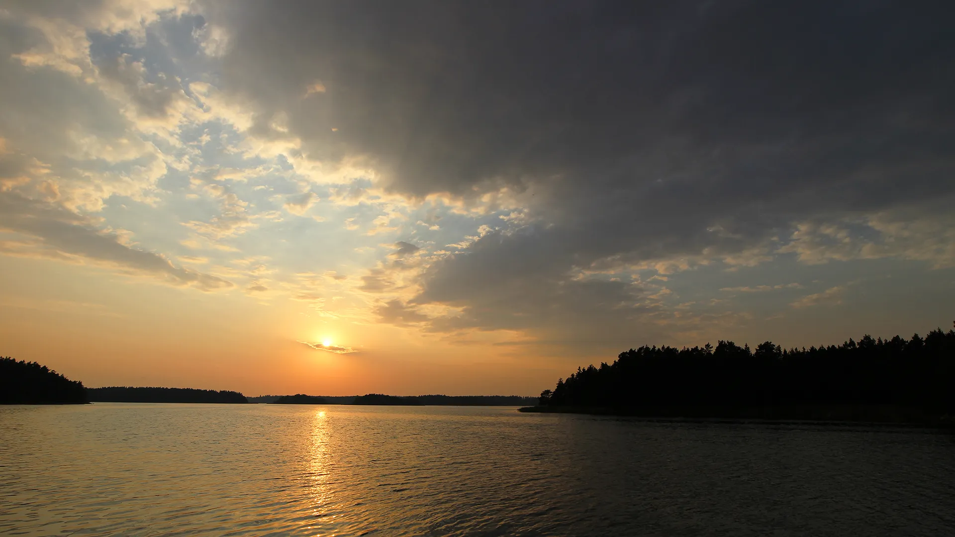 Solnedgång