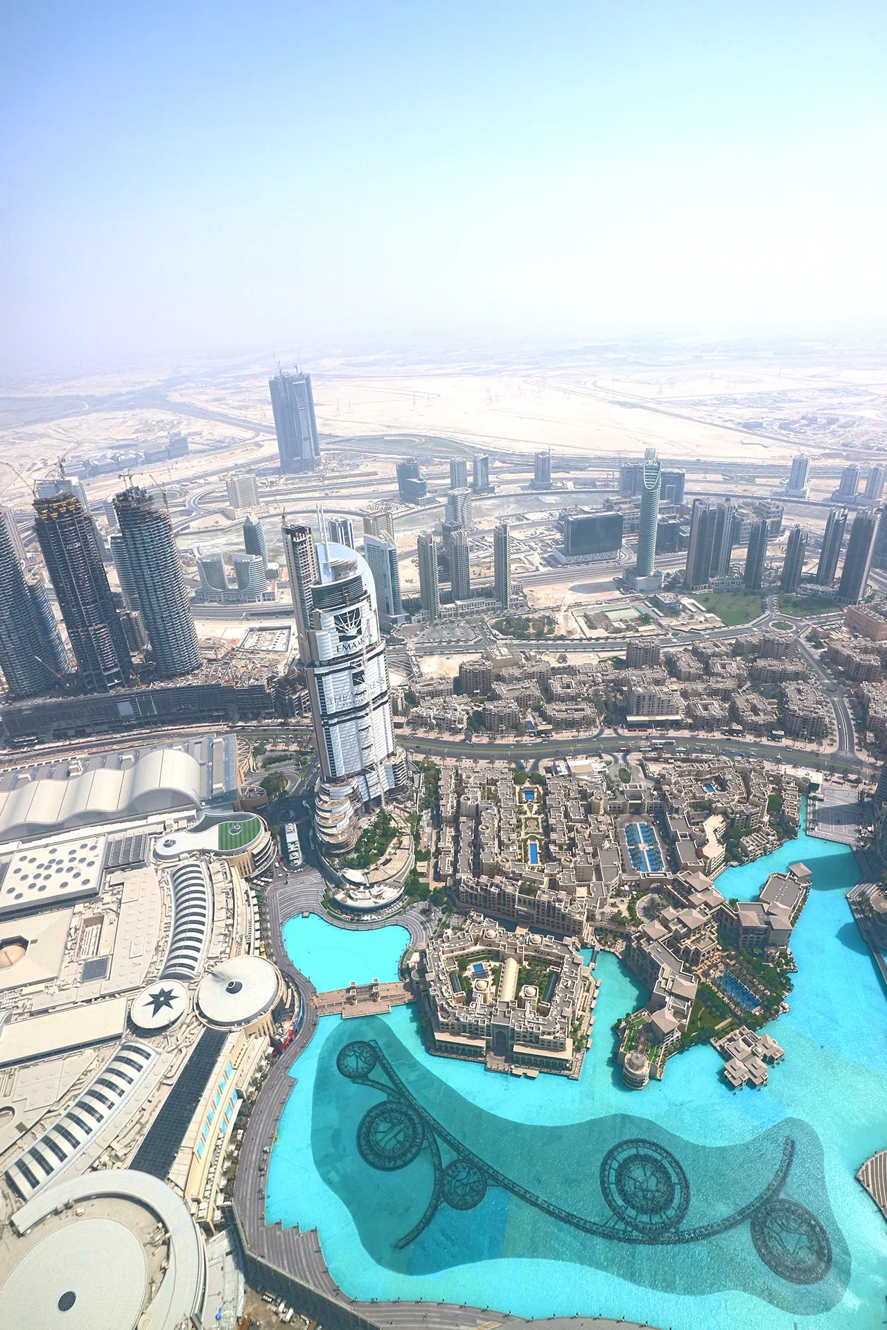 Vy från Burj Khalifa