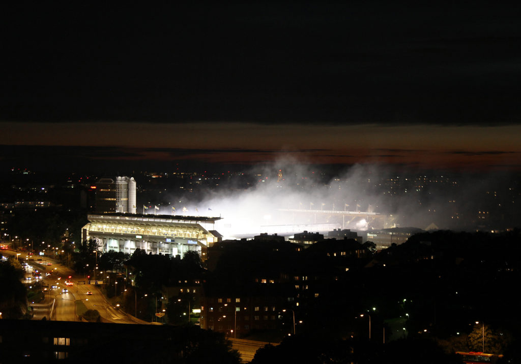 Derby - Råsunda Fotbolls stadion (färg)